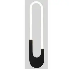 MMDH - Salón Moderno Minimalista LED Lámpara de pared CLA288-Negro