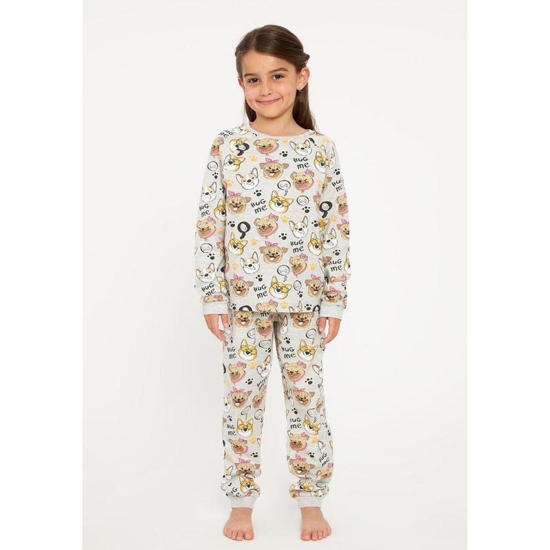 KAYSER - Pijama Niña Algodón 631586M Kayser - Gris