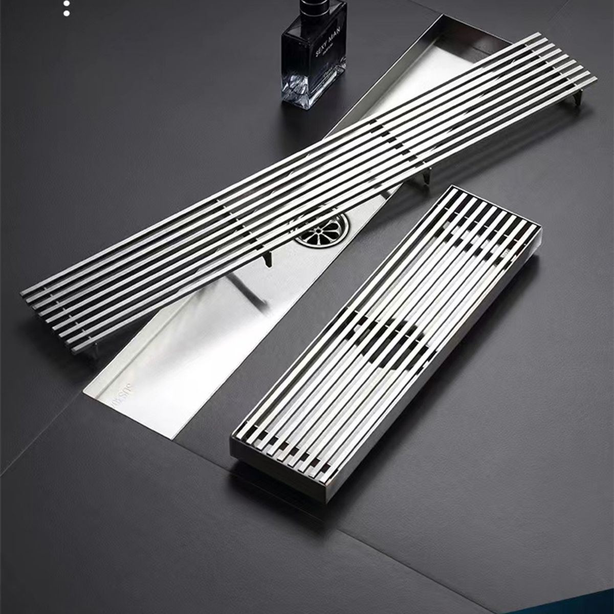 PUREPOWER - 304 Drenaje de piso de baño de celosía10x40CM