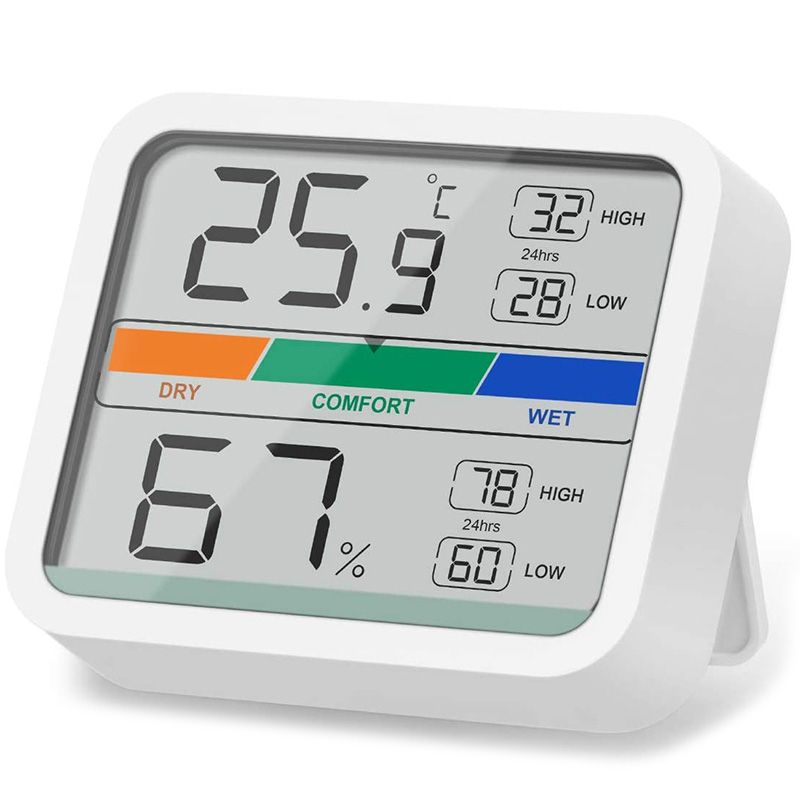 PUREPOWER - Higrómetro Termómetro interior medidor de humedad ambiental con tempe