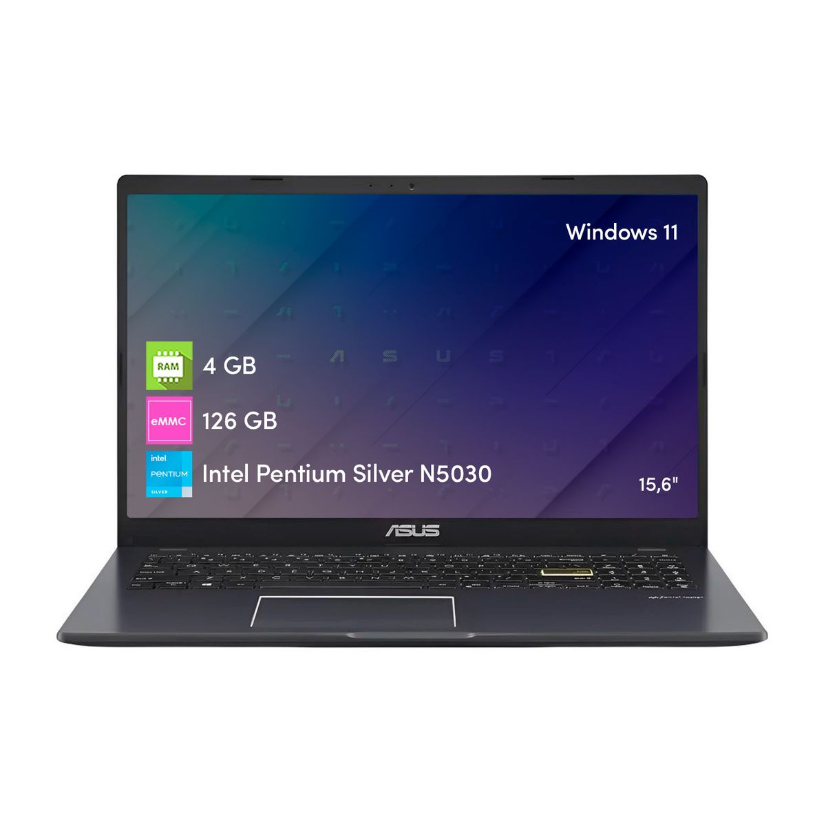 ASUS - Notebook Asus Vivobook Intel Pentium 4GB 128GB 15.6 FHD