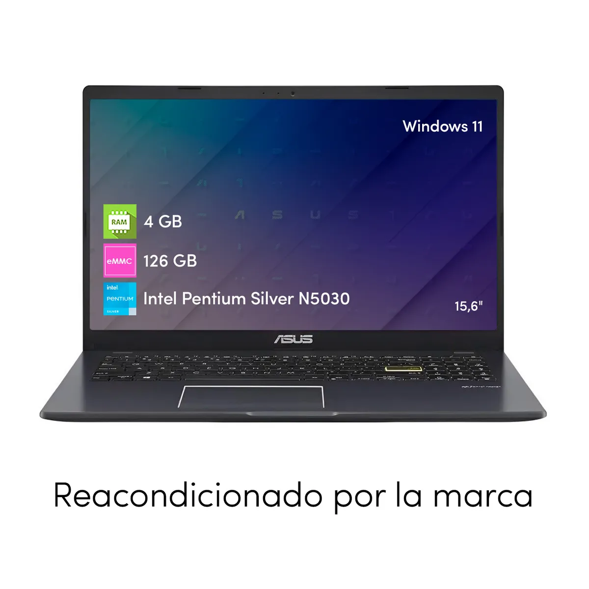 ASUS - Notebook Asus Vivobook Intel Pentium 4GB 128GB 15.6 FHD