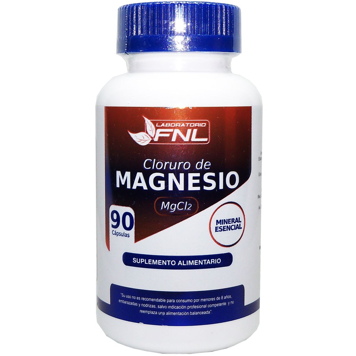 FNL - FNL Cloruro de Magnesio 90 Capsulas 500mg