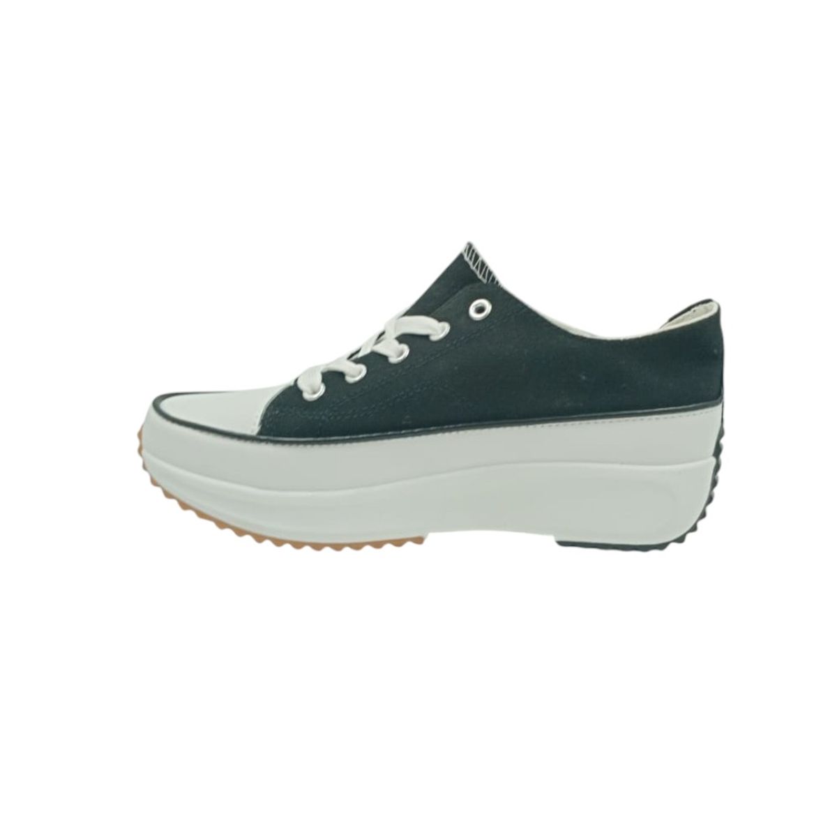 HERIEL - Zapatilla Negra Plataforma Mujer