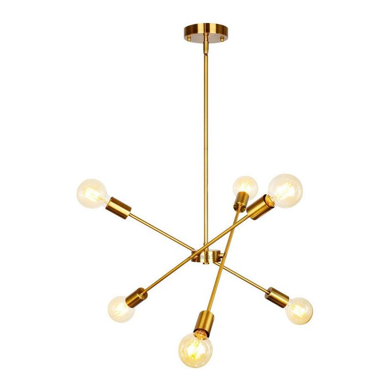 MMDH - Sala de estar de lujo moderno nórdico luz de techo led e27 cla190 oro..