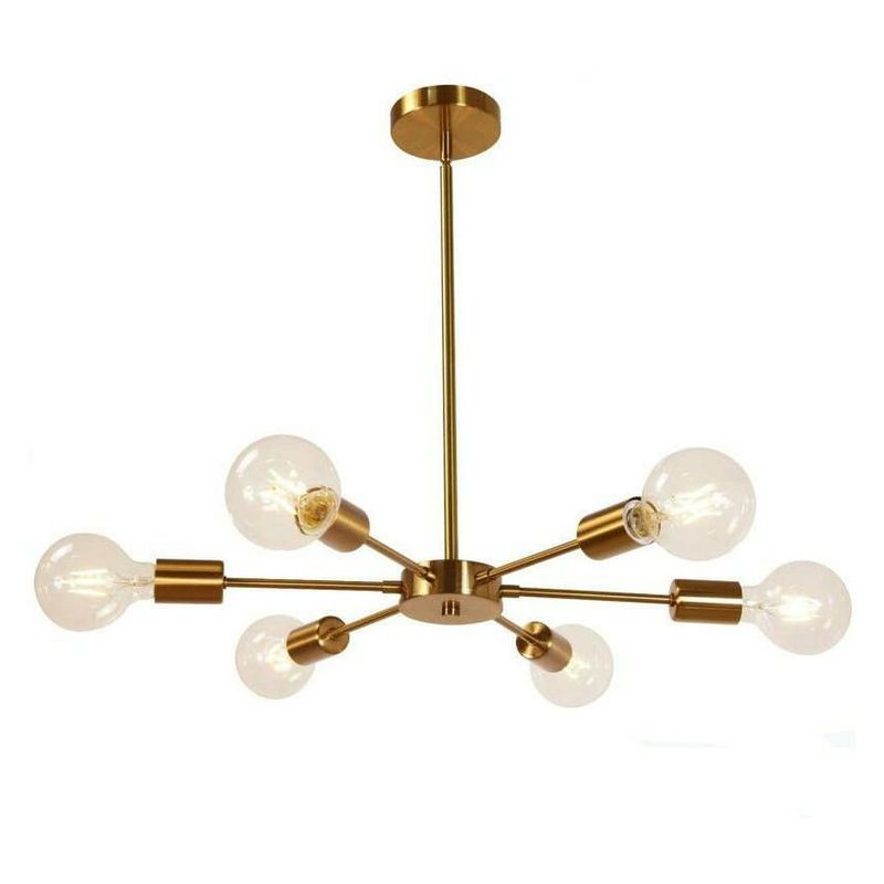 MMDH - Luz de techo led moderna y creativa para el hogar e27 cla179-oro.