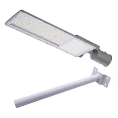 WANT - Luminaria Pública Eco Pubstreet 150w 5000k Luz Fría Con Soporte