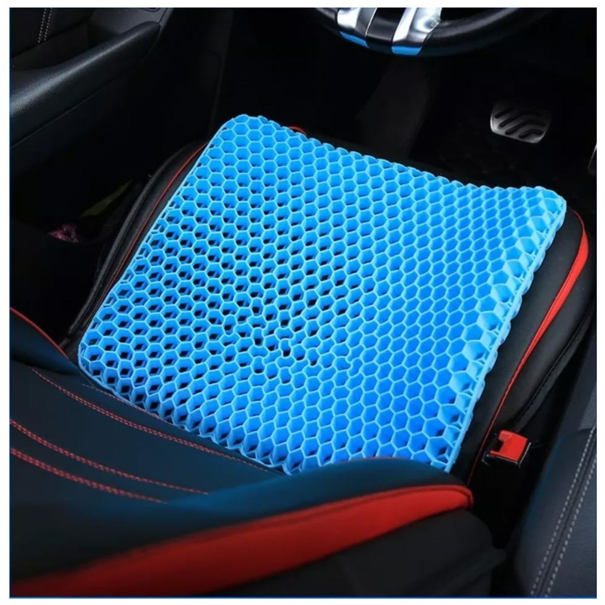 GENERICO - Cojin Almohada Gel Silicona Asiento Para Auto hogar oficina