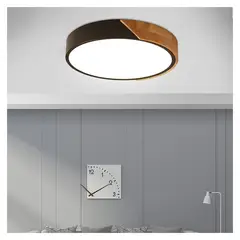 PUREPOWER - Moderna de madera de techo de led luces colgantes dormitorio lámparas