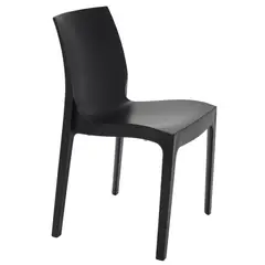 TRAMONTINA - Silla Alice Satinada en Polipropileno Negro