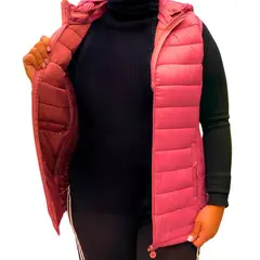 MPROPIA - Parka Sin Mangas Chaqueta Mujer Capucha Colores 2666