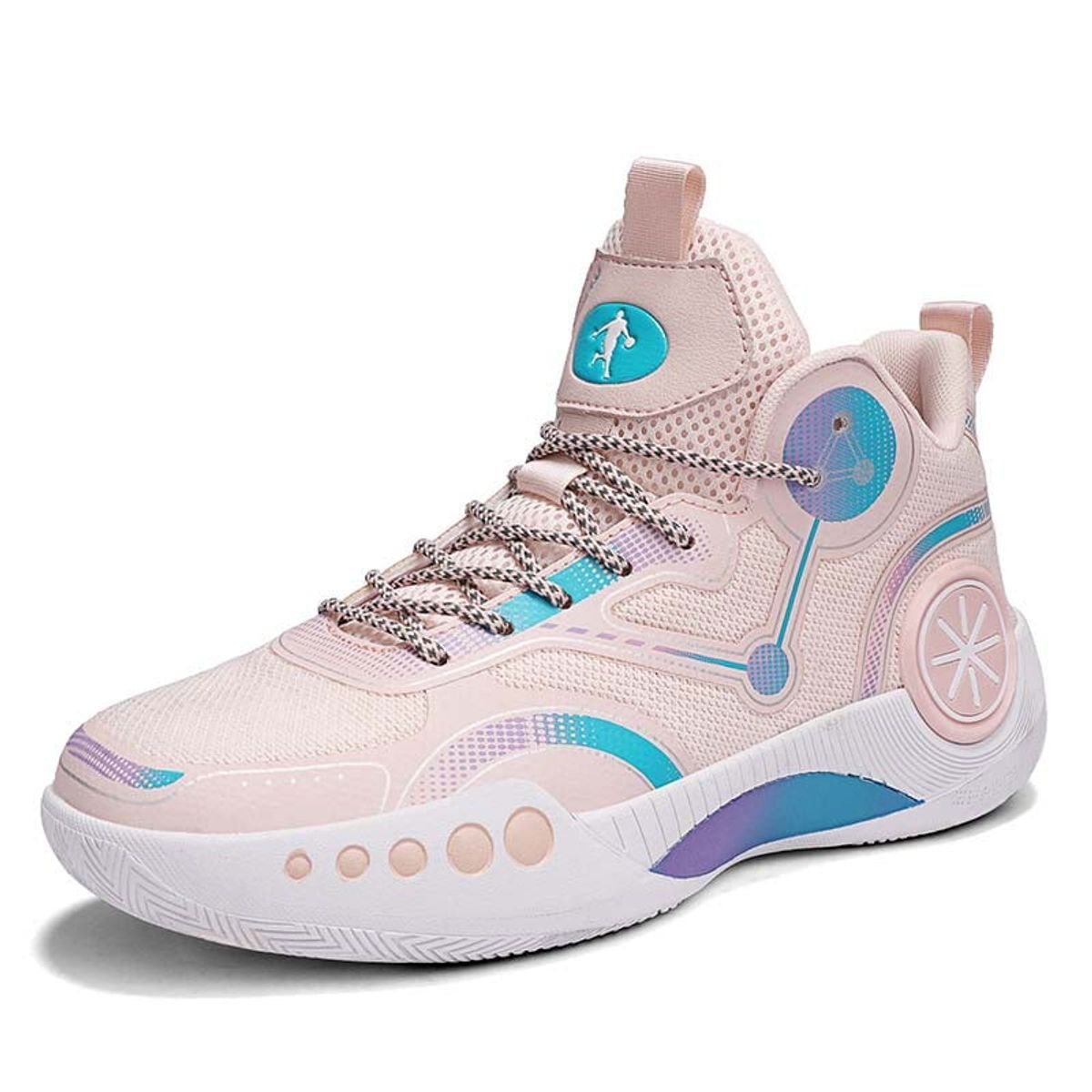 SHANDIAN - Zapatos de Básquetbol Hombre Rosa