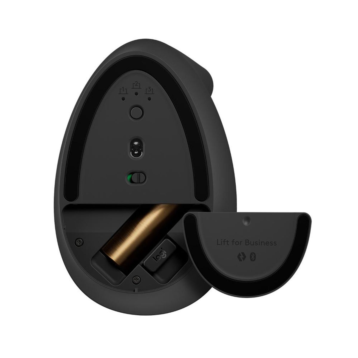 LOGITECH - Mouse Vertical Logitech Lift Grafito (910-006497)