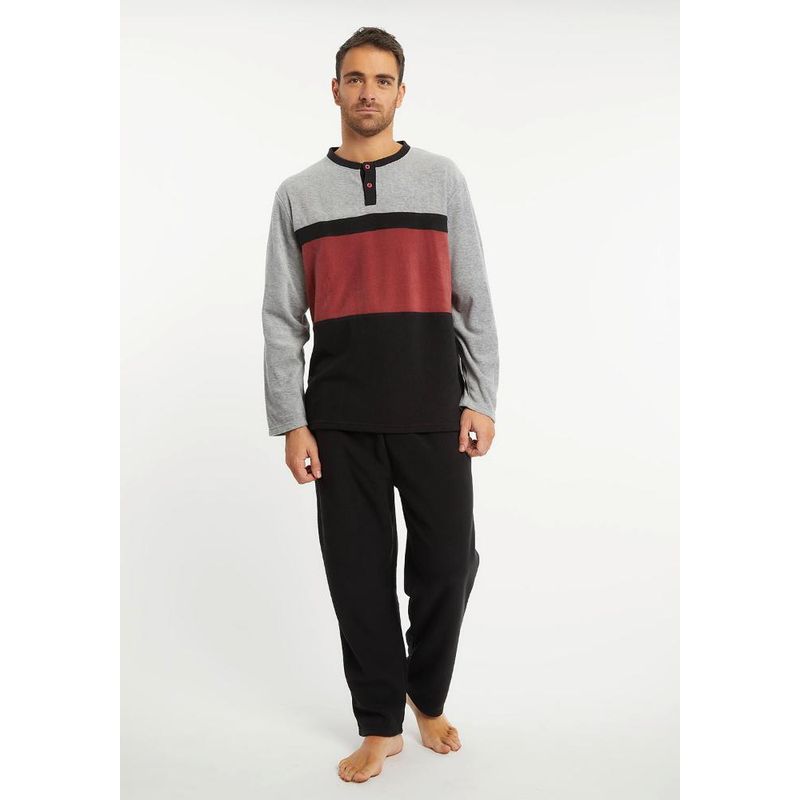 KAYSER - Pijama de Hombre  Polar 671809 Kayser - Negro