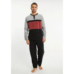 KAYSER - Pijama de Hombre Polar 671809 - Negro