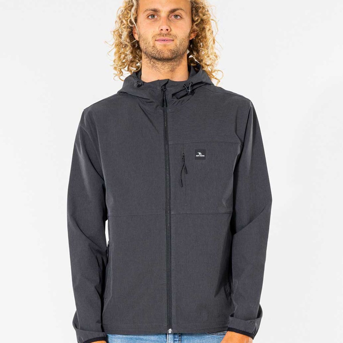 RIP CURL - Chaqueta Anti Series Elite Jacket Negro Hombre Rip Curl - Negro