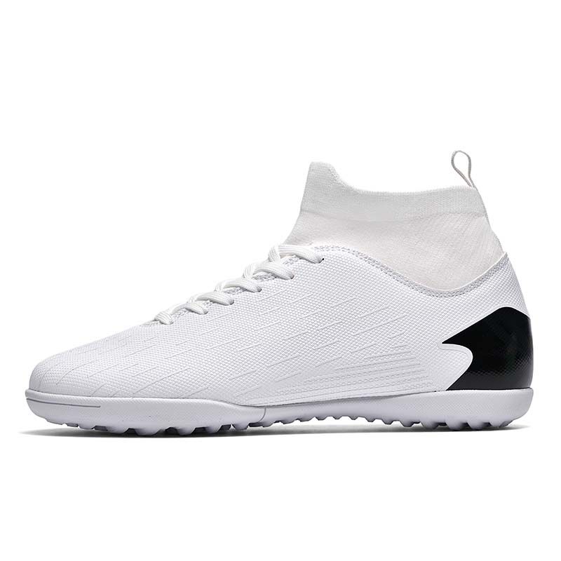 SHANDIAN - Zapatillas de Fútbol Hombre TF zapatos hombre Blanco