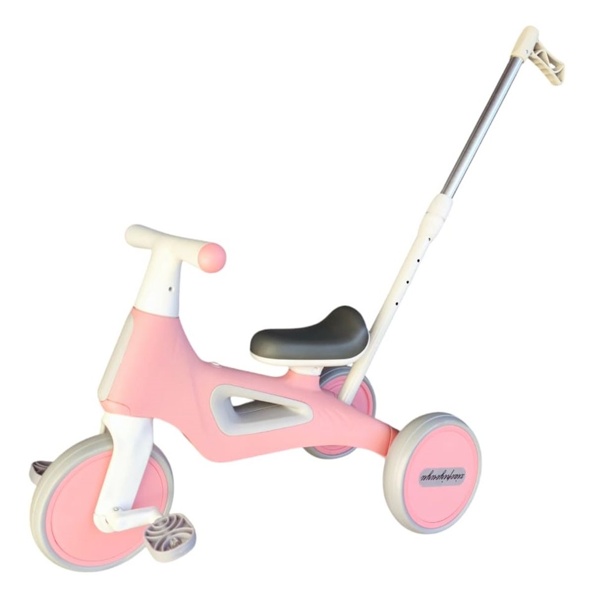 GENERICO - Triciclo Infantil Multifuncional 5 en 1 con Pedales Rosado