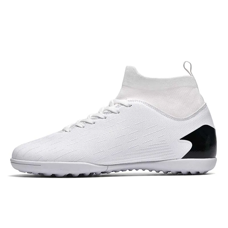 SHANDIAN - Zapatillas de Fútbol Hombre TF zapatos hombre Blanco