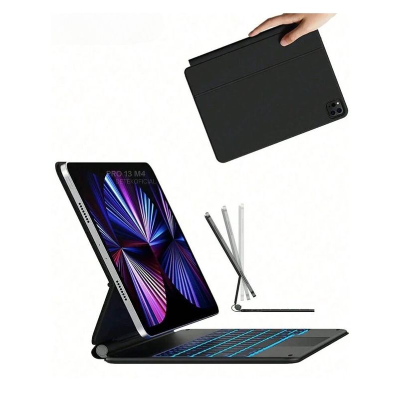 GENERICO - Teclado Magic Keyboard Español Para iPad Pro 13 M4