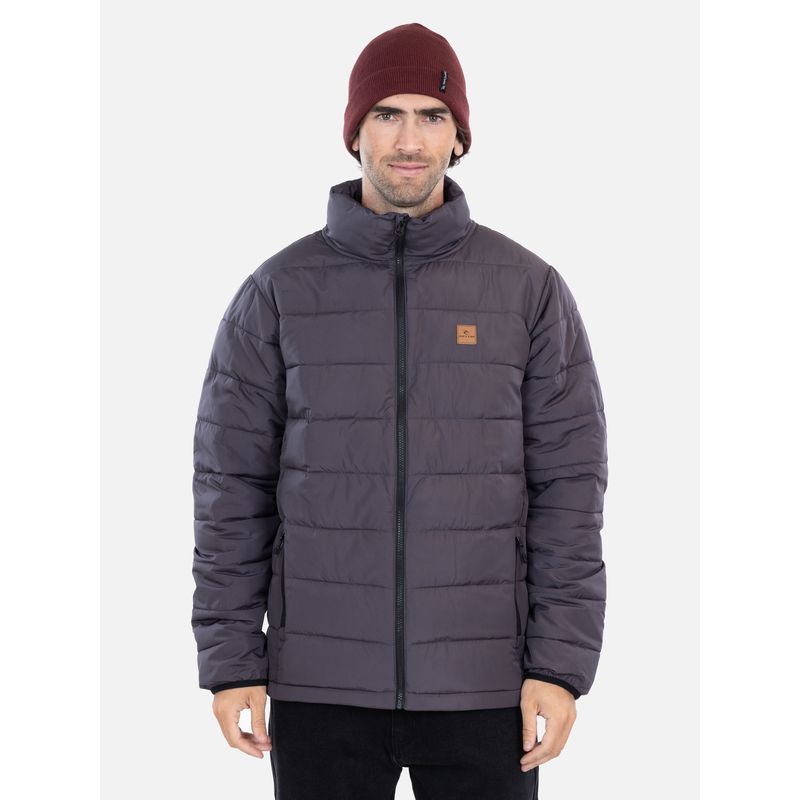 RIP CURL - Parka Rc Collar Puff Gris-Oscuro Hombre Rip Curl - Gris