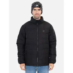 RIP CURL - Parka Rc Collar Puff Negro Hombre - Negro