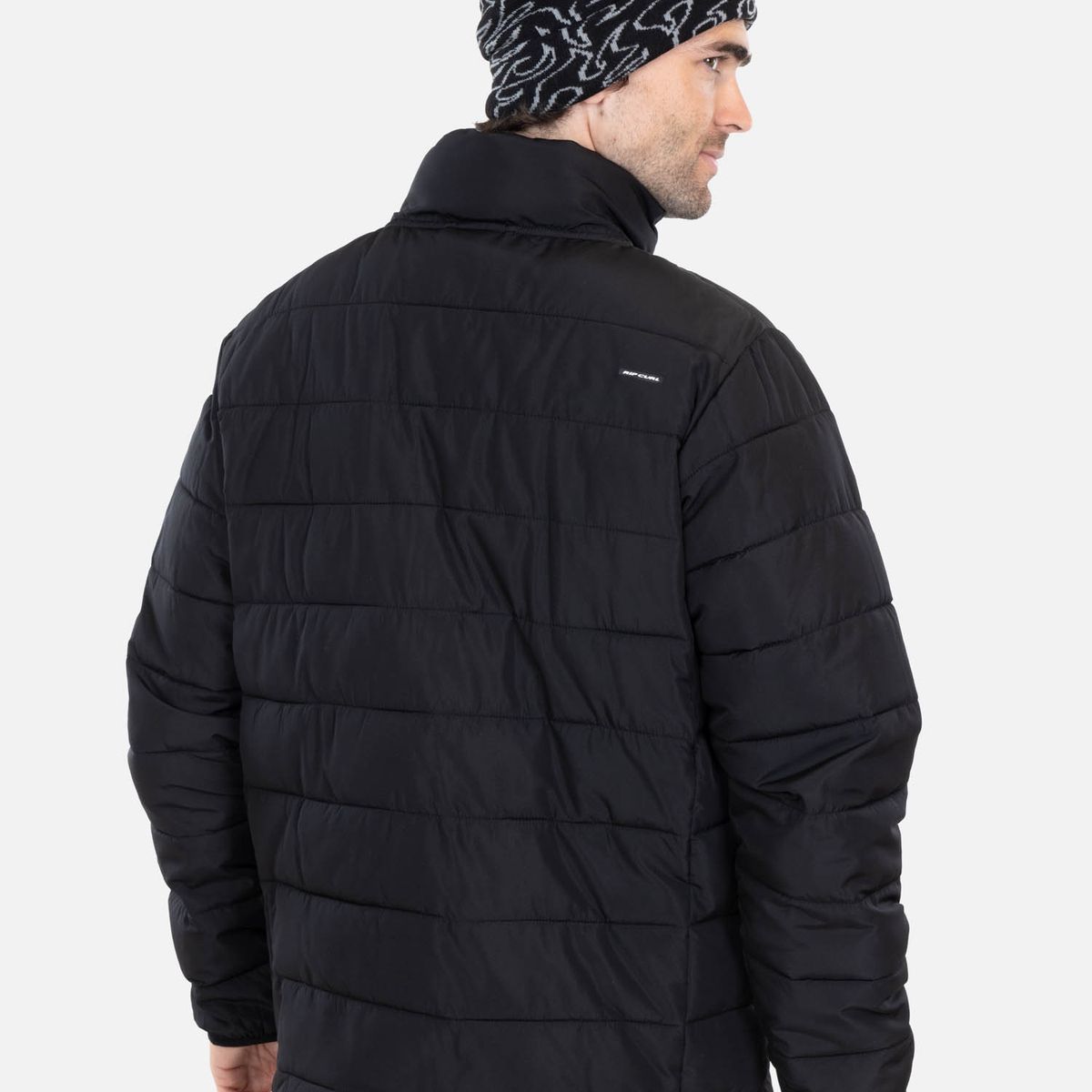 RIP CURL - Parka Rc Collar Puff Negro Hombre Rip Curl - Negro