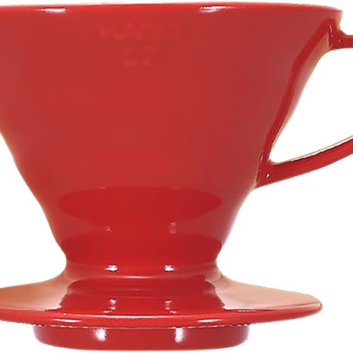 HARIO - Dripper Hario V60 02 Cerámica Rojo - Filtro cónico para café