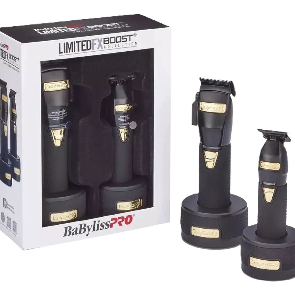 BABYLISS PRO - Máquinas Babyliss Kit Clipper Trimmer Boost FXHOLPKCTB-BUZ