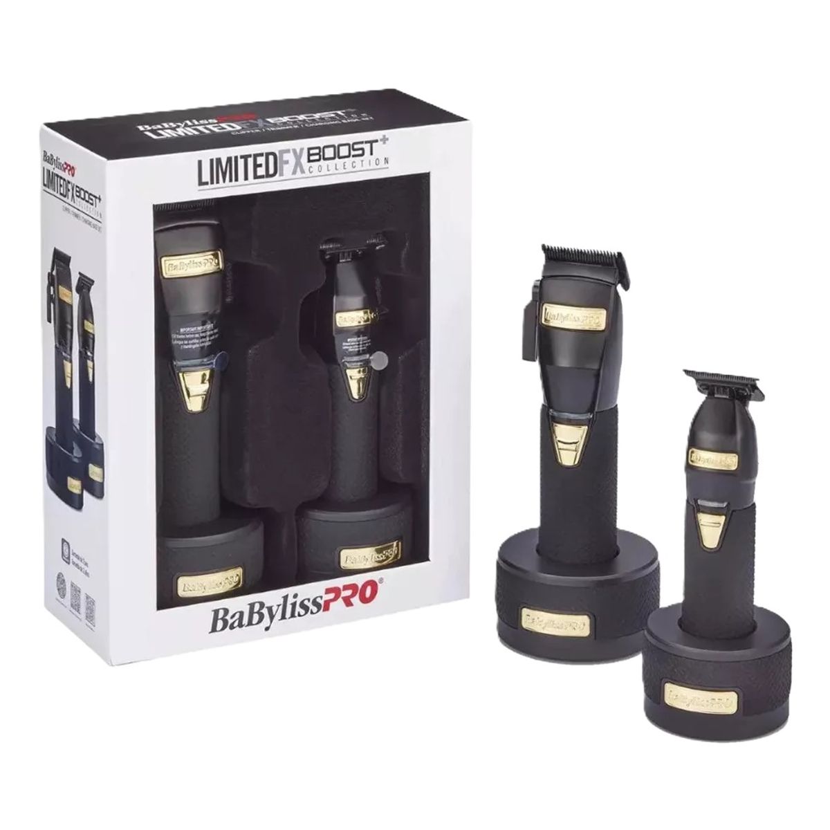 BABYLISS PRO - Máquinas Babyliss Kit Clipper Trimmer Boost FXHOLPKCTB-BUZ