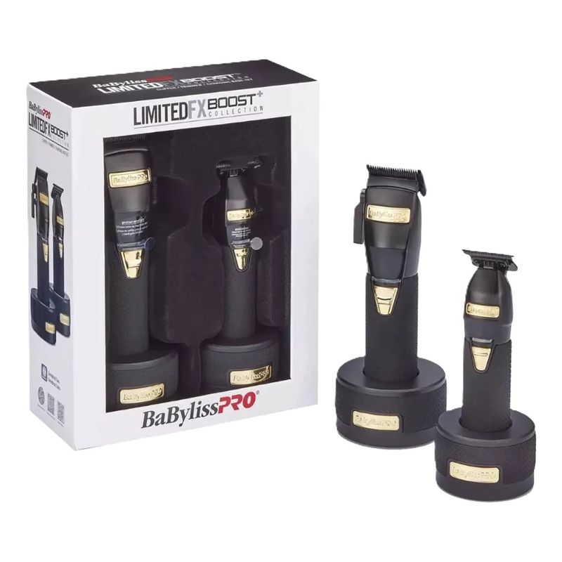 BABYLISS PRO - Máquinas Babyliss Kit Clipper Trimmer Boost FXHOLPKCTB-BUZ