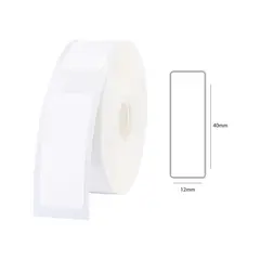 GENERICO - Cinta rotuladora d110 Niimbot 12x40mm Blanca