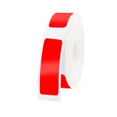 GENERICO - Cinta rotuladora D110 niimbot Roja 12x40 mm