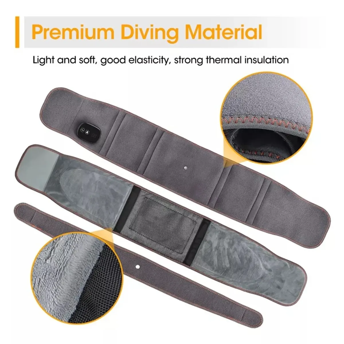 PUREPOWER - Cinturón De Masaje De Cintura Con Calefacción Eléctrica Cin