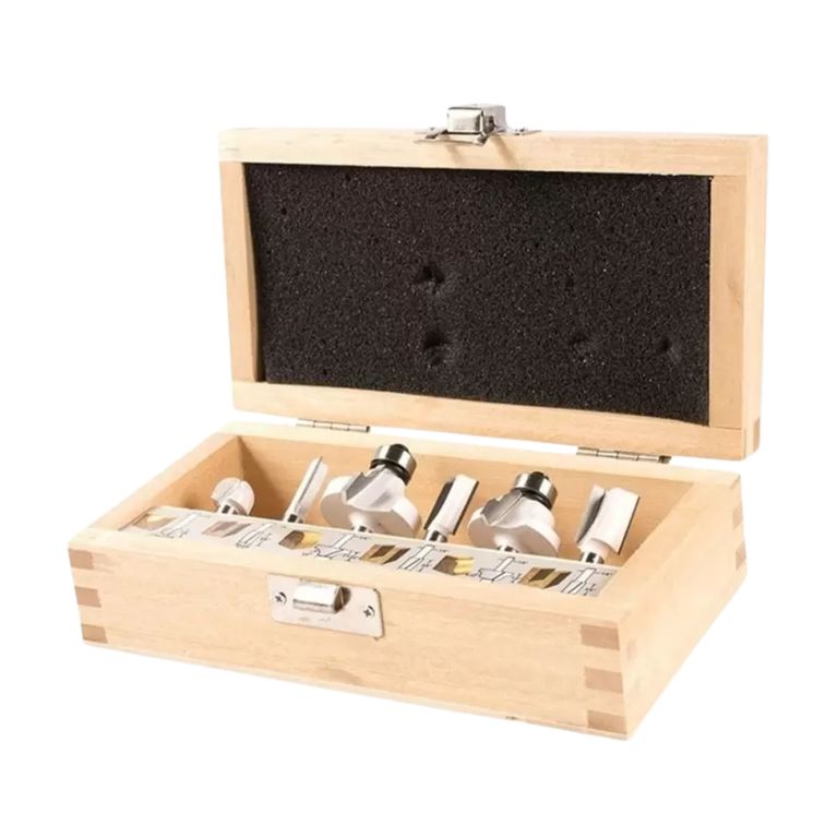 Juego De 6 Fresas 1/4 Para Madera Router D-53578
