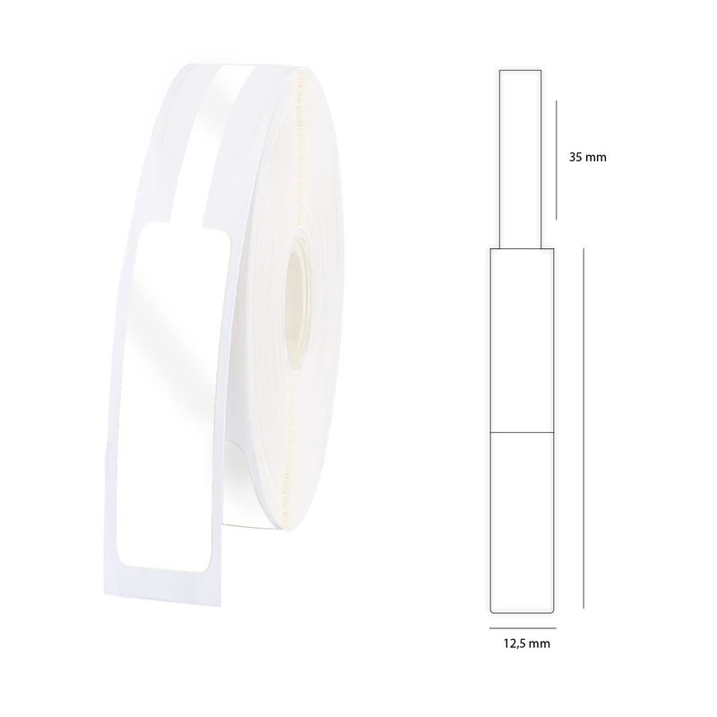 GENERICO - Cinta para cable rotuladora D110 NIIMBOT 125x74x35mm Blanca