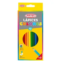 ARTEL - Estuche 12 Lapices de Colores Largos