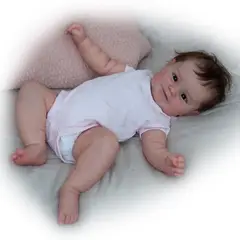 LIANYUN - Muñeca bebe reborn vinilo de silicona juguetes para 50cm