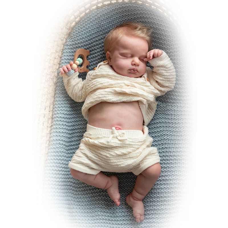 LIANYUN - Muñeca bebe reborn vinilo de silicona juguetes para 49CM