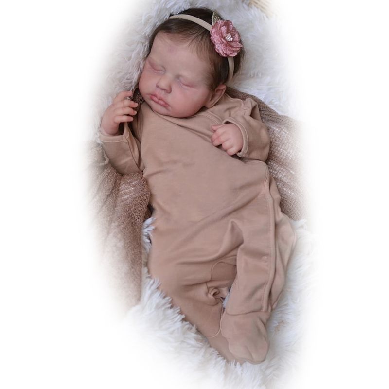 LIANYUN - Muñeca bebe reborn vinilo de silicona juguetes para 49CM