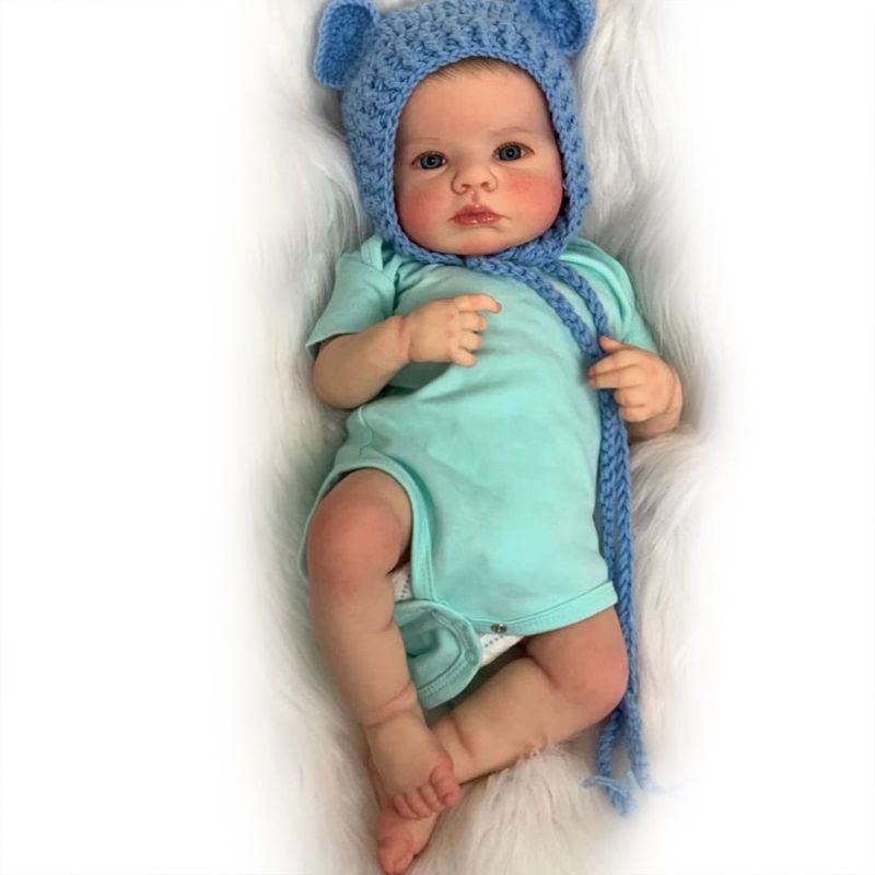 LIANYUN - Muñeca bebe reborn vinilo de silicona juguetes para 49CM
