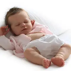 LIANYUN - Muñeca bebe reborn vinilo de silicona juguetes para 49CM-