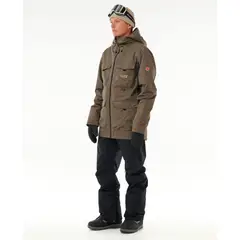 RIP CURL - Parka Snow Flowxpert Café Hombre - Café