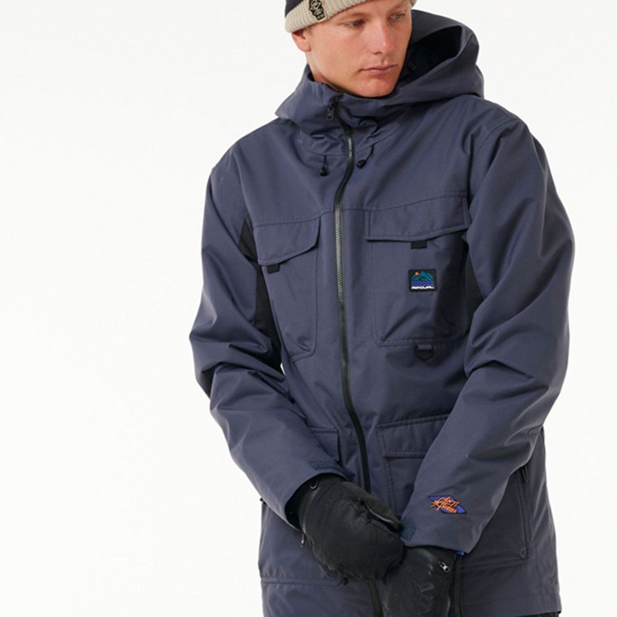 RIP CURL - Parka Snow Swelledge Morado Hombre Rip Curl - Morado