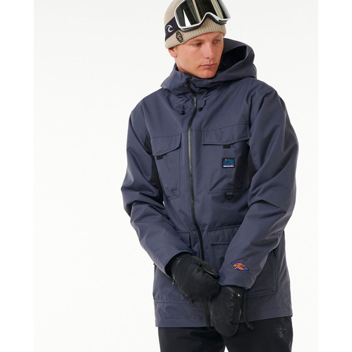 RIP CURL - Parka Snow Swelledge Morado Hombre Rip Curl - Morado