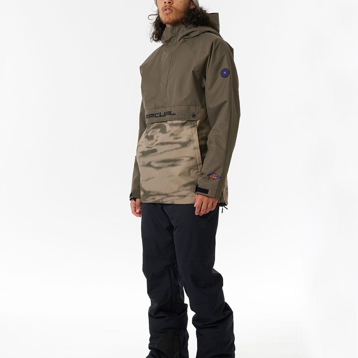 RIP CURL - Parka Snow Anti Series 10K Jkt-Rock Café Hombre Rip Curl - Café