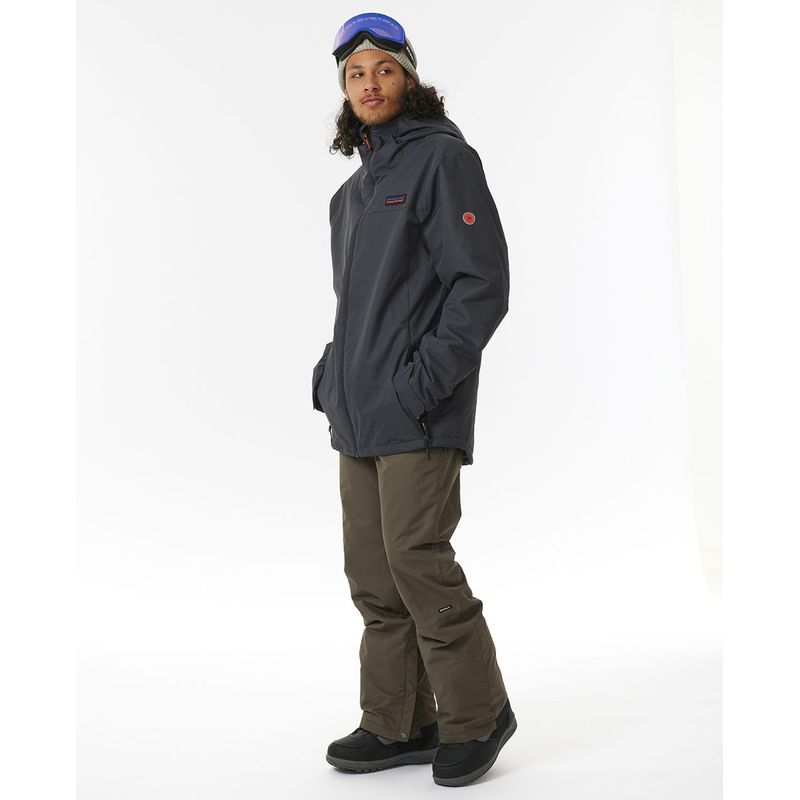 RIP CURL - Parka Snow Anti Series Notch 10K Negro Hombre Rip Curl - Negro