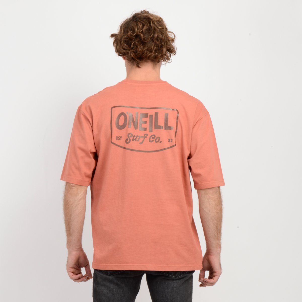 O'NEILL - POLERA MANGA CORTA BARREL HOUSE  NARANJO OSCURO