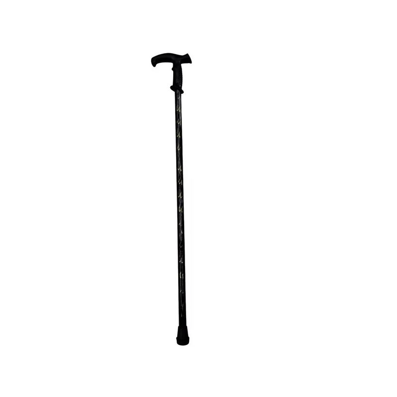 GENERICO - Bastón Muleta En Forma De T Liviano Aluminio Rígido 90cm