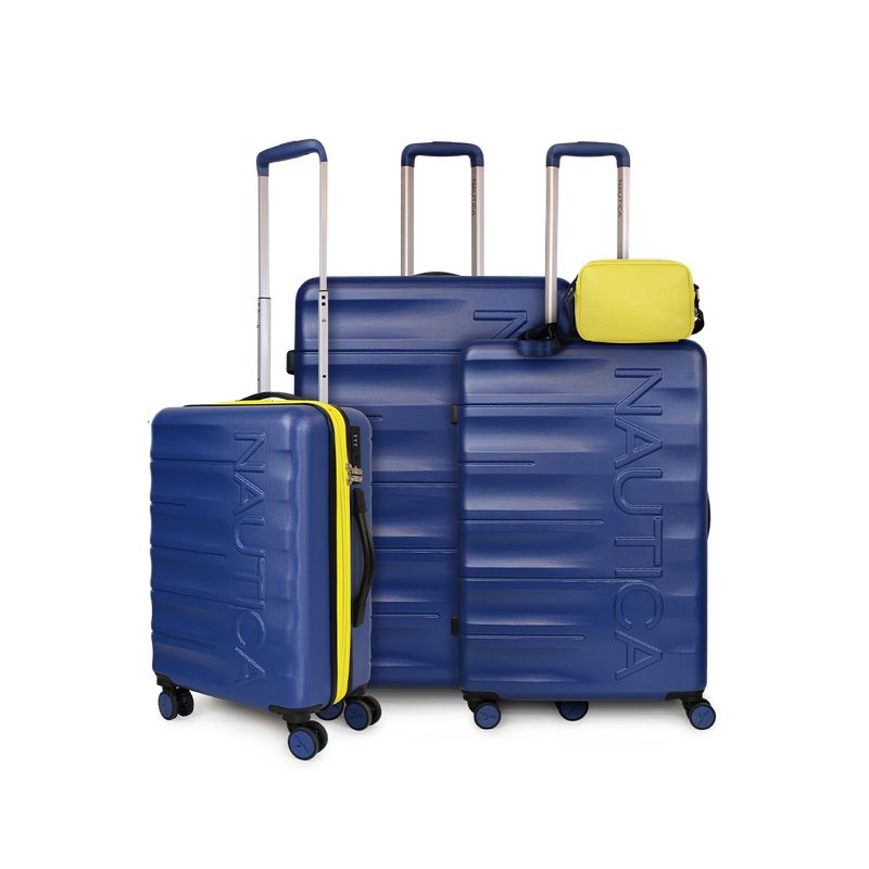 NAUTICA - Set 3 Maletas Ibiza S+M+L azul + bandolera Emma Nautica